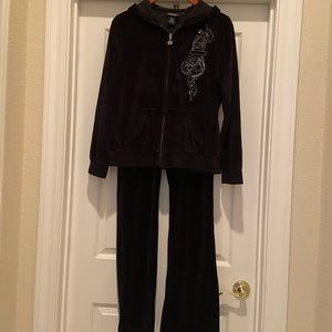 Velour Harley Davidson women’s Warm up suit